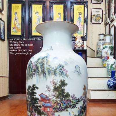 Bình cắm hoa - cắm đào rừng - trang trí nhà cửa